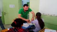 Şırnak'taki okullarda aşı çalışmaları başladı