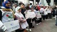 İtalya'da Müslümanlar teröre karşı yürüdü