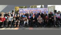 Gaziantep'te engelli vatandaşlara akülü sandalye dağıtıldı