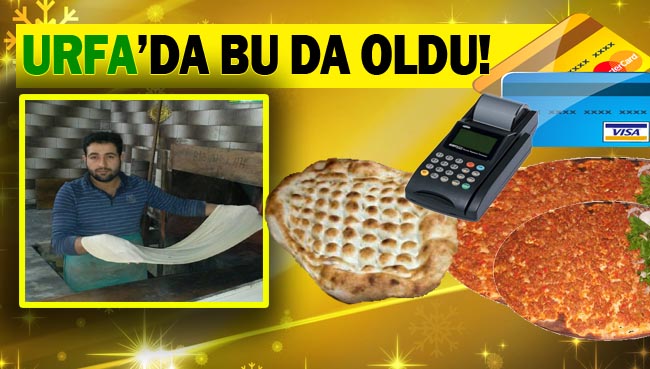 Urfa'daki fırınlardan kredi kartı ile ekmek alına bilinecek