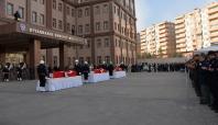 Diyarbakır'da hayatını kaybeden polisler için tören düzenlendi