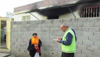 İkra-Der'den evi yanan aileye gıda yardımı
