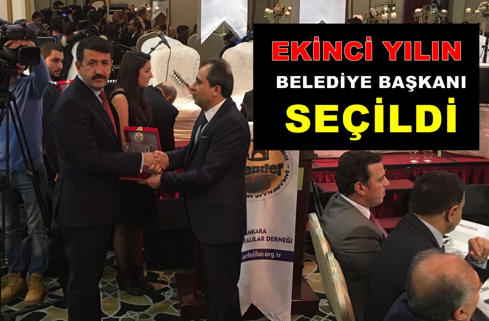 Mehmet Ekinci Yılın Belediye Başkanı Seçildi