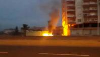 Kızıltepe'de patlayan trafo paniğe neden oldu