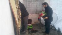 Viranşehir'deki Suriyeli aileye yardım eli uzandı
