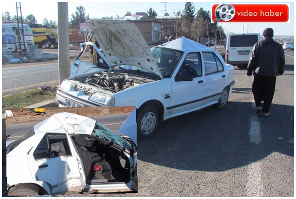 Urfa Siverekte trafik kazası: 3 yaralı