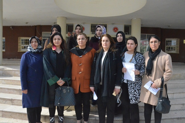 AK Partili Kadınlar Adliyeye gidip Suç Duyurusunda Bulundular