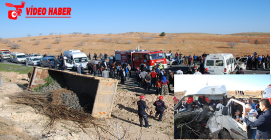 Şanlıurfa'da öğrenci servisi kaza yaptı: 15 yaralı