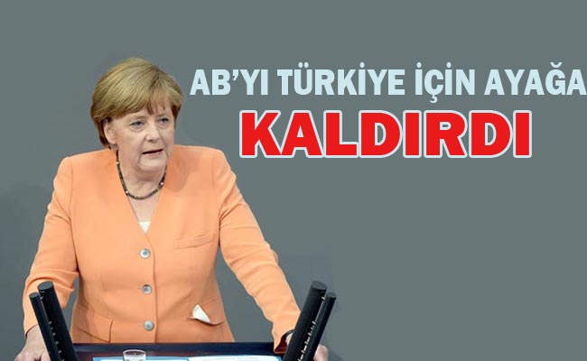 Angela Merkel Suriyelilerle ilgili açıklama yaptı