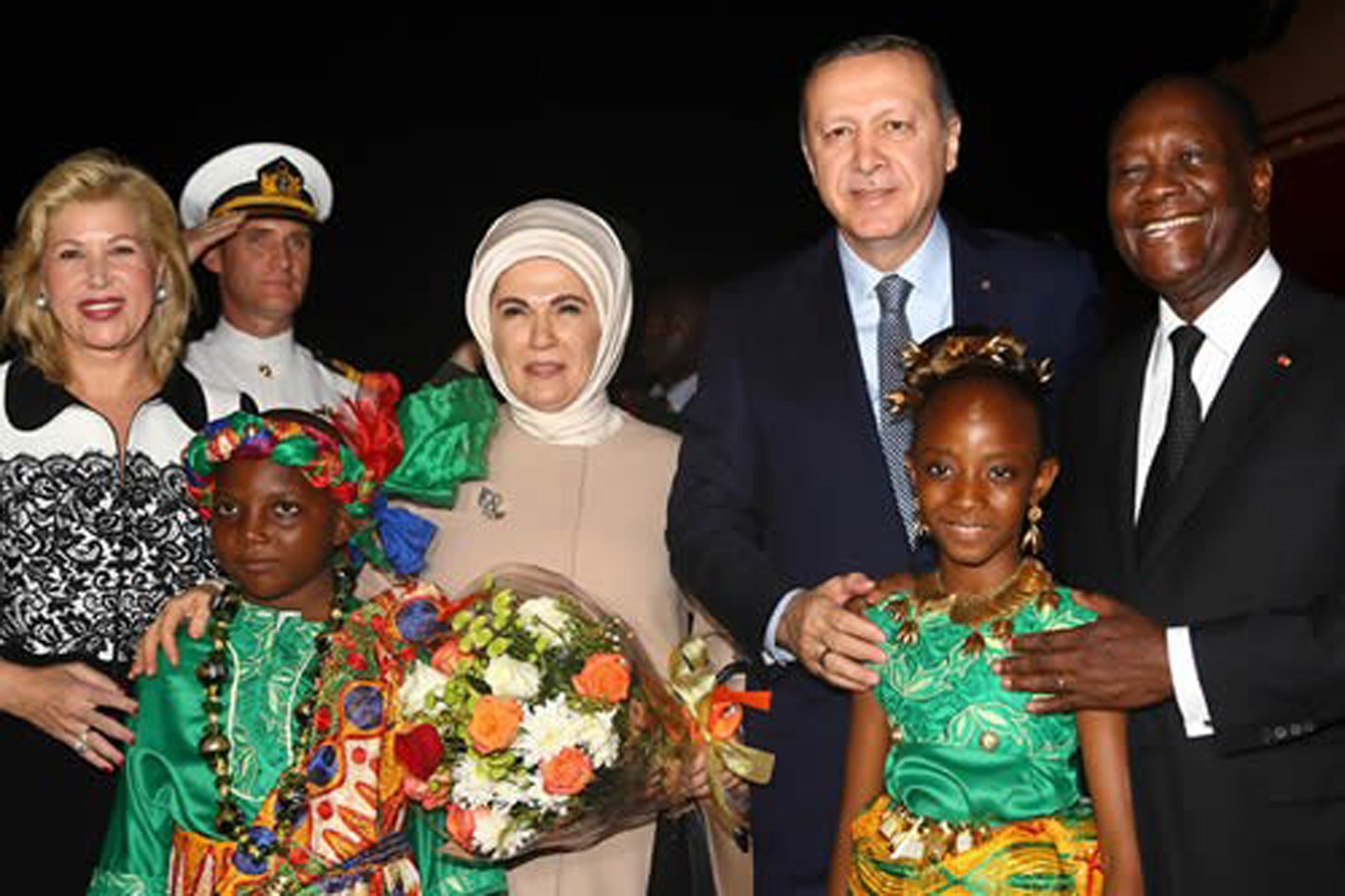 Erdoğan Afrika Turunun ilk durağı Fildişi Sahili'nde