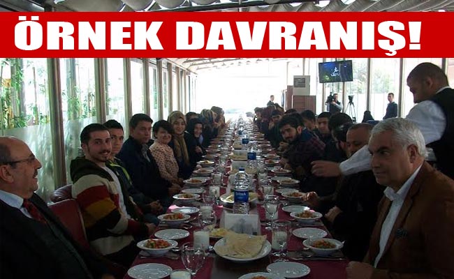 ŞANDER Ankaradaki Urfalı öğrencilere yemek verdi