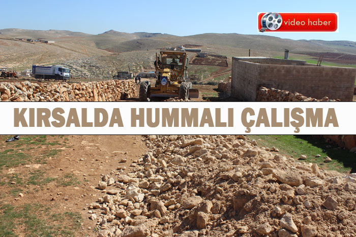 Eyyübiye belediyesi kırsalda çalışmalarını yürütüyor