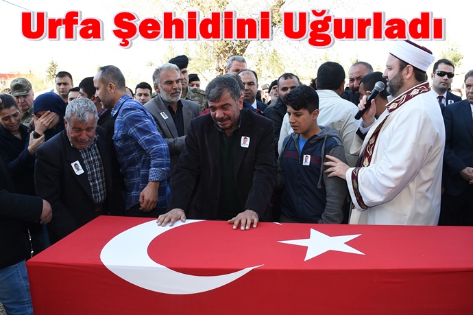 Şehit polis Turgut İnaç Urfada son yolculuğuna uğurlandı