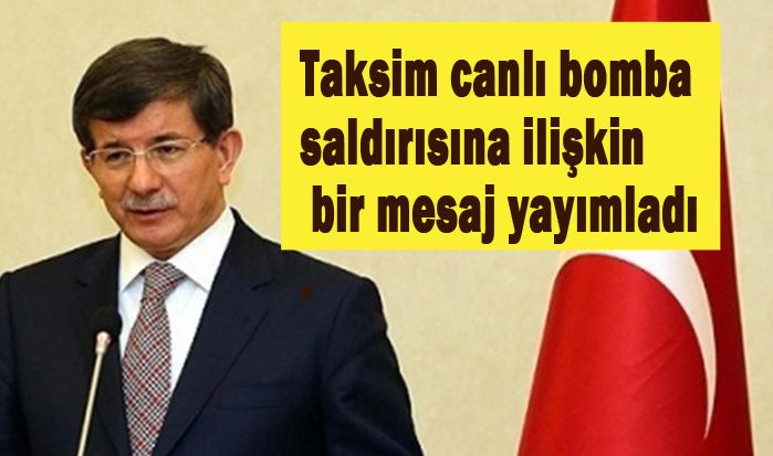 Başbakan Davutoğlu; Terörün hedefi insanlıktır!
