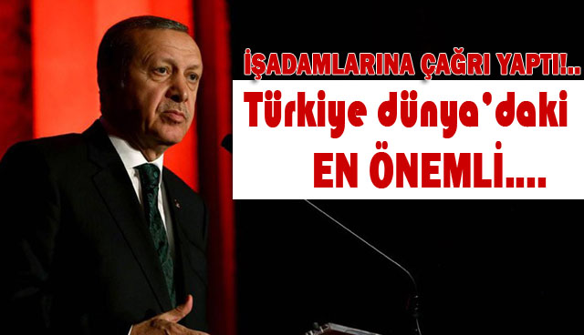 Erdoğan üst düzey iş adamlarını davet etti! Türkiye'nin potansiyelini keşfedin!