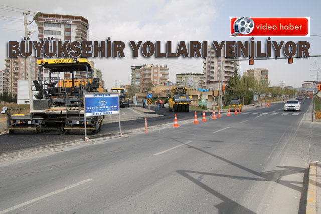 Urfa Büyükşehir Belediyesi yol çalışmalarını hızlandırdı