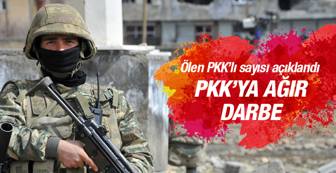 Genelkurmay Açıkladı: onlarca PKK'lı öldürüldü