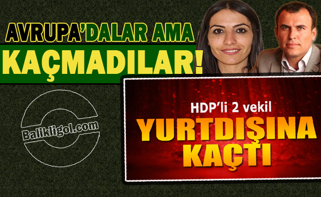 HDP Açıkladı: Kaçmadılar Avrupa’da Türkiye Aleyhinde propaganda yapıyorlar