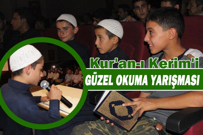 Kur'an'ı güzel okumak için yarışan Suriyeli çocuklar!..