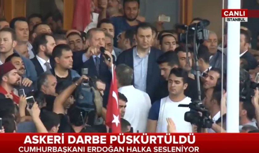 Son Dakika! Erdoğan Darbe ile ilgili halka sesleniyor