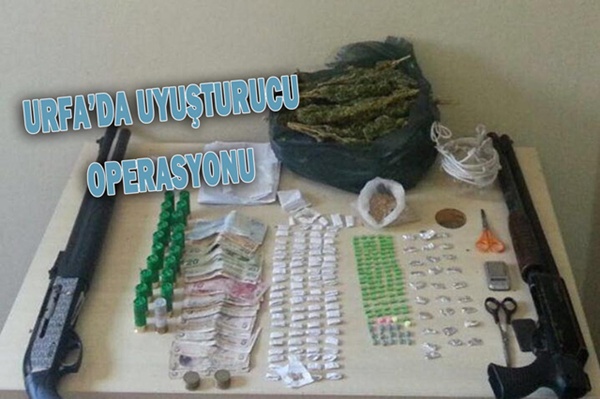 Urfa’da uyuşturucu operasyonu: 2 kişi gözaltına alındı