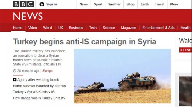 Suriye harekatını dünya basını 'son dakika' olarak geçti