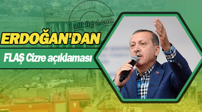 Erdoğan'dan Cizre Saldırısı Açıklaması: Manidardır!..