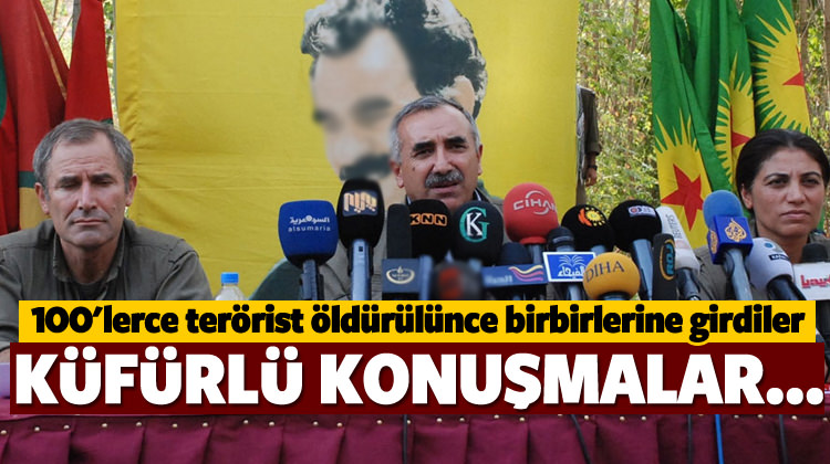 Yüzlerce PKK'lı öldürülünce liderleri bir birine girdi