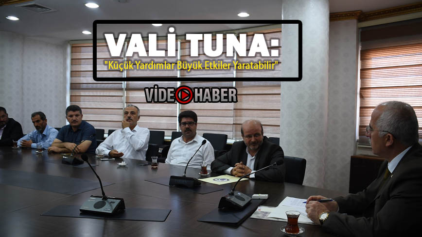 Vali Azim Tuna STK Platformu üyeleriyle bir araya geldi