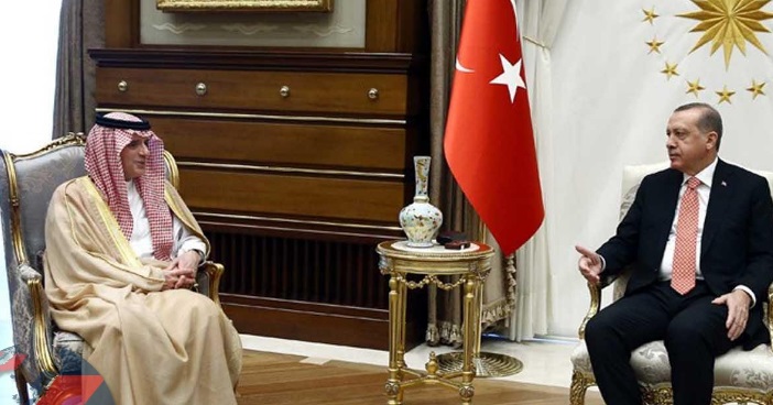 Cumhurbaşkanı Erdoğan, Suudi Bakan Al Jubeir'i kabul etti