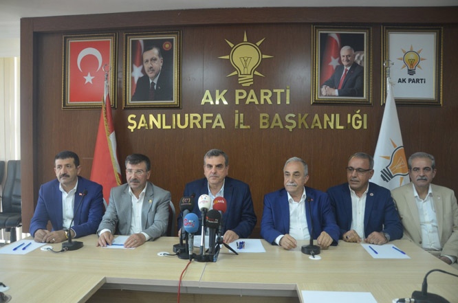 AK Parti Şanlıurfa’dan Basın Açıklaması