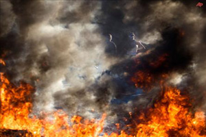 İsrailde yangın: 40 mahkum yanarak öldü