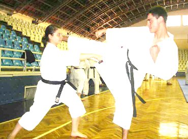 Karate terfi imtihanı Şanlıurfa'da yapıldı
