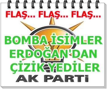 Bomba iddia Sözcü gazetesinden.. Gazetenin iddiasına göre AK Partide bomba isimler Erdoğandan çizik yedi. Peki kim o isimler...