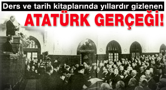 Ders kitaplarında saklanan Atatürk gerçeği!