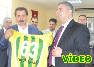 Bakan Çelik, Urfaspor onursal başkanı oldu