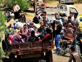 20 bin Suriyeli sınırımıza dayandı