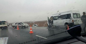 Urfa'da Yağmur Etkili olunca kaza kaçınılmaz oldu