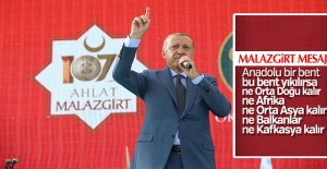 Başkan Erdoğan: Malazgirt fetihi zulme karşı başkaldırıdır