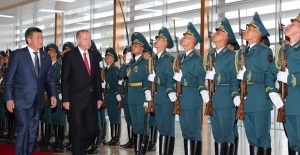 Cumhurbaşkanı Erdoğan Kırgızistan’da