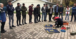 HRÜ’de Öğrencilere Sivil Savunma Eğitimi