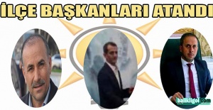 AK Parti Suruç, Birecik ve Eyyübiye ilçe başkanları atandı