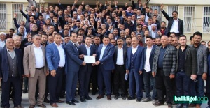 Harran Belediye Başkanı Özyavuz, mazbatasını aldı