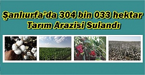 DSİ Açıkladı: Urfa’da Yüzbinlerce Hektar Arazi Sulandı