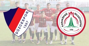 Düzcespor - Karbel Karaköprü Belediyespor 1 - 0
