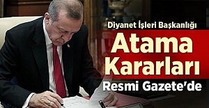 Cumhurbaşkanı Erdoğan'dan DİB'e Yeni Atamalar