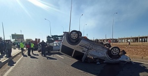 Akçakale'de trafik kazası: 1 yaralı