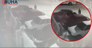 Şanlıurfa'da akü hırsızları kameraya yakalandı