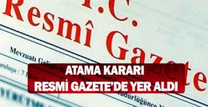 Cumhurbaşkanı Erdoğan'dan Yeni Atamalar, Resmi Gazete'de yayımlandı