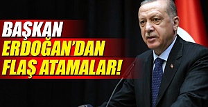 Cumhurbaşkanı Erdoğan atama kararları...